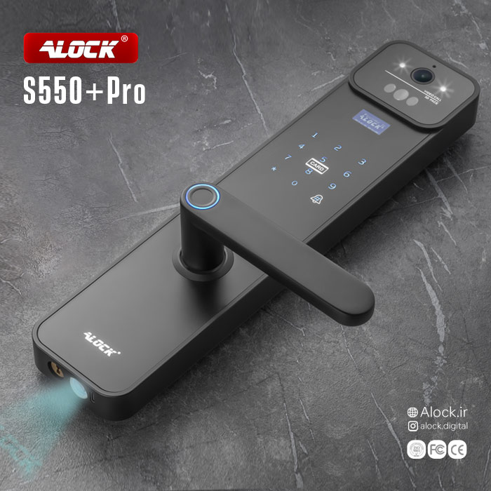 قفل اثرانگشتی هوشمند ALOCK مدل S550+ Pro
