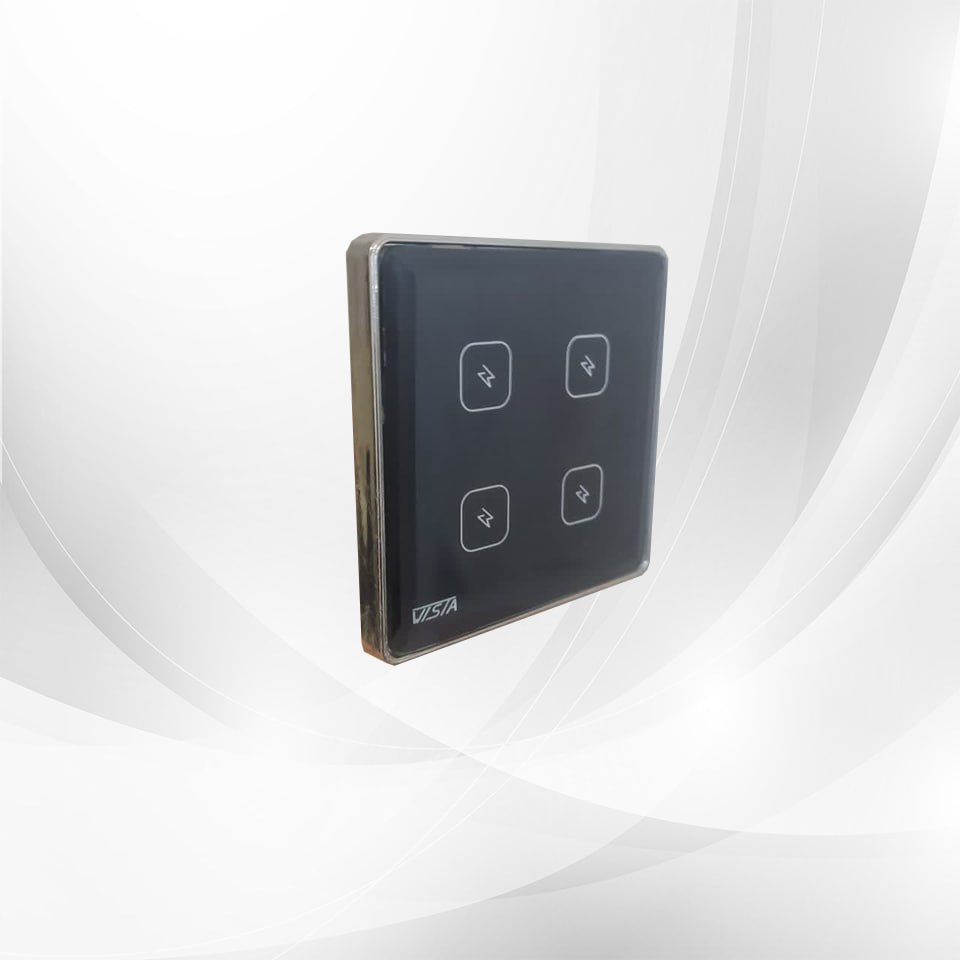 کلید لمسی چهارپل ساده ویستا